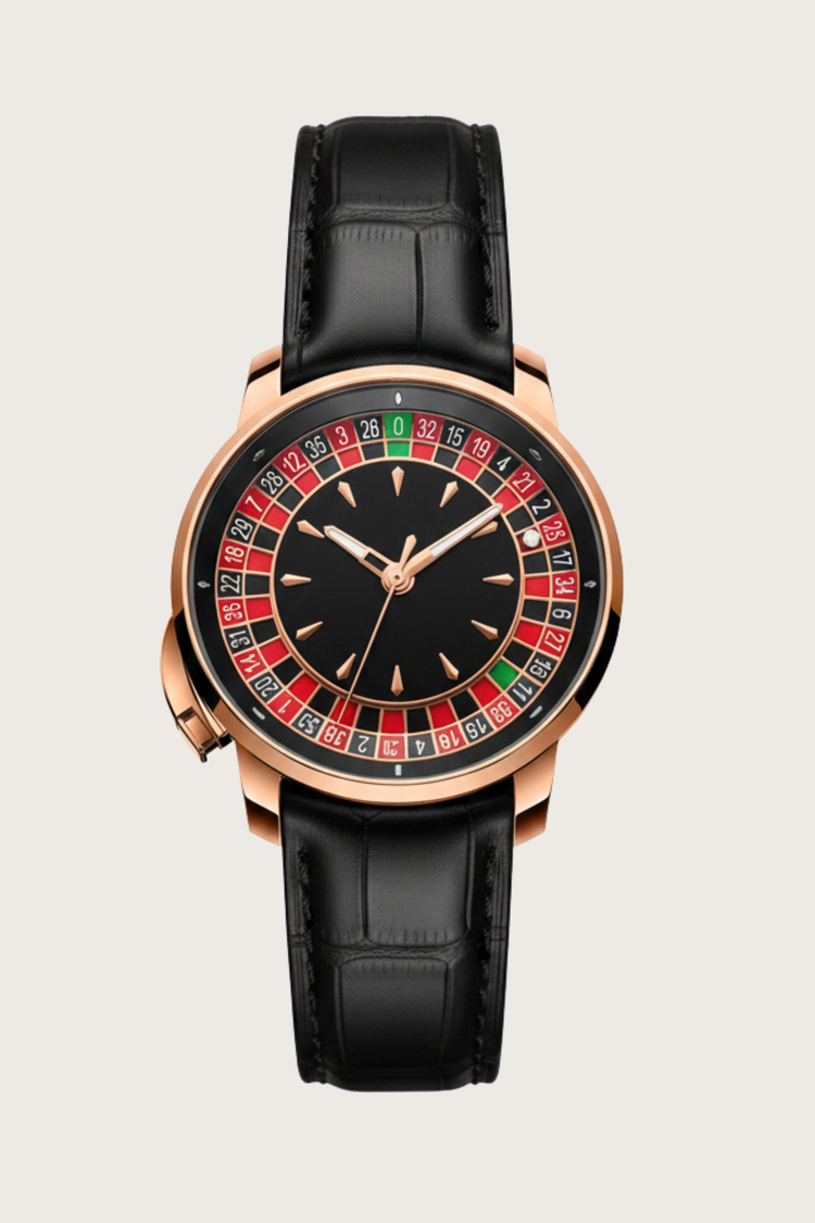 Casino Series Rose Gold Poker Roulette Automatic Watch (41614817)