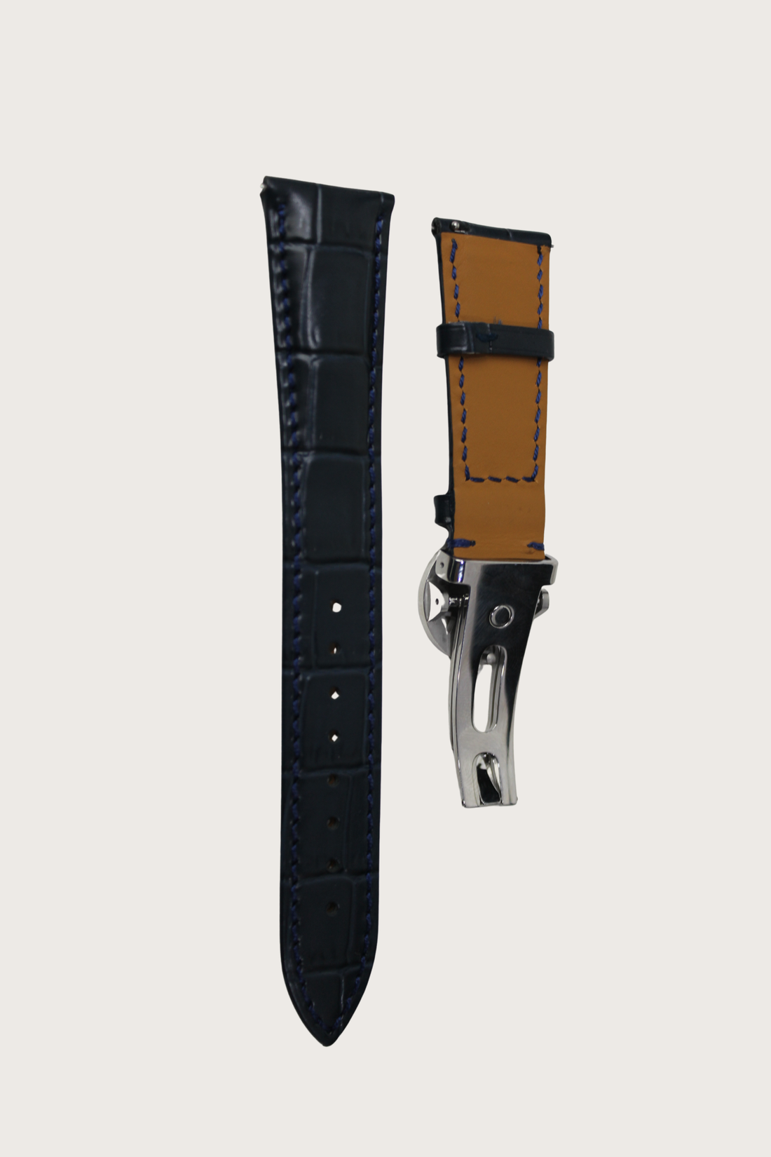 Zivanche | Blue Strap with Silver Folding Clasp