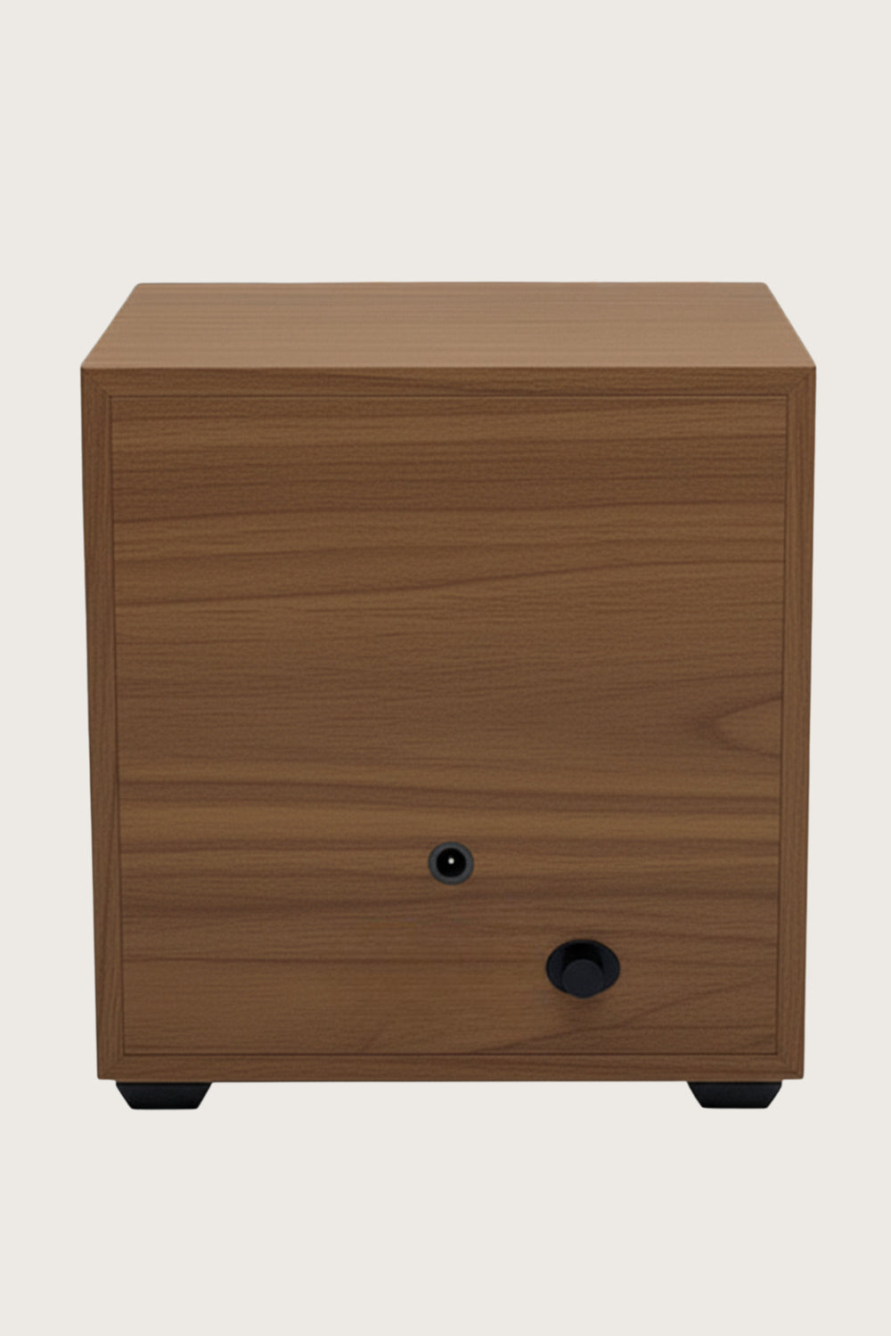 Noir Wood Single Watch Winder with Red Interior & Skeleton Display