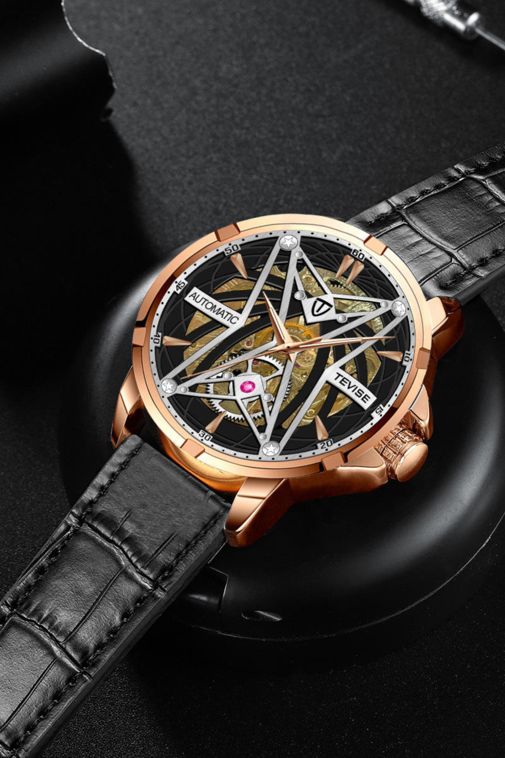 GearSoul Automatic | Rose Gold Skeleton Edition