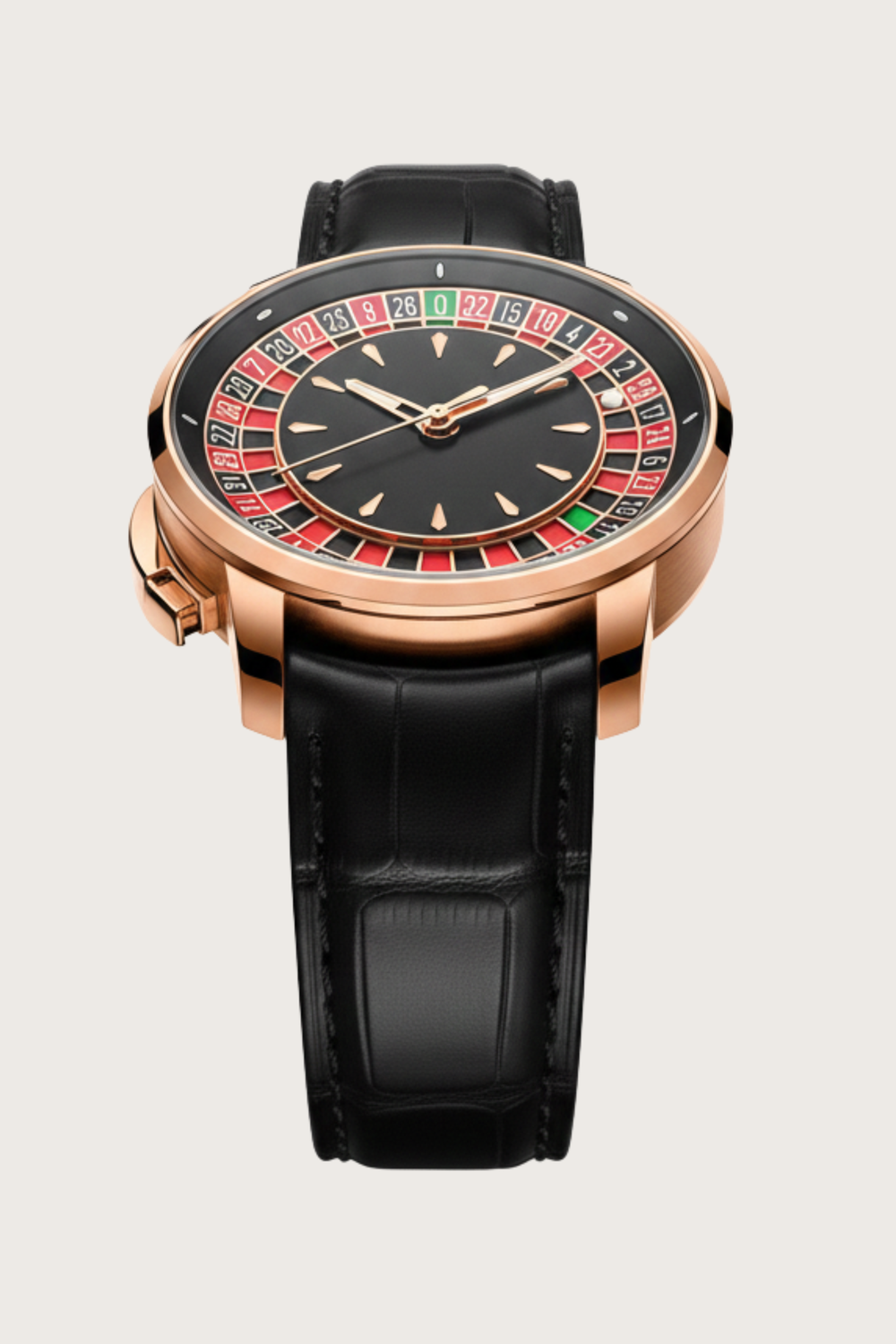 Casino Series Rose Gold Poker Roulette Automatic Watch (41614817)