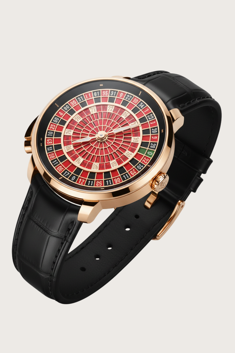 Casino Series Rose Gold Roulette Automatic Watch – True Spin Edition - (40342608)