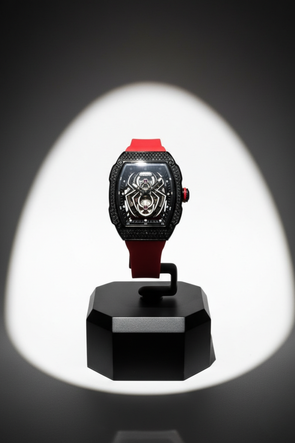 ROSDN Spider Core Red & Black Automatic Mechanical Watch