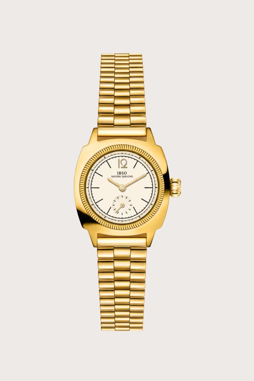 Classic White Dial Silver Crest Automatic Watch | IBSO Edition