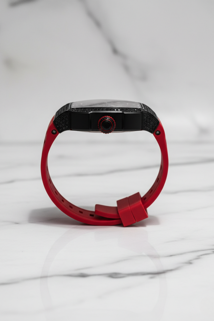 ROSDN Spider Core Red & Black Automatic Mechanical Watch
