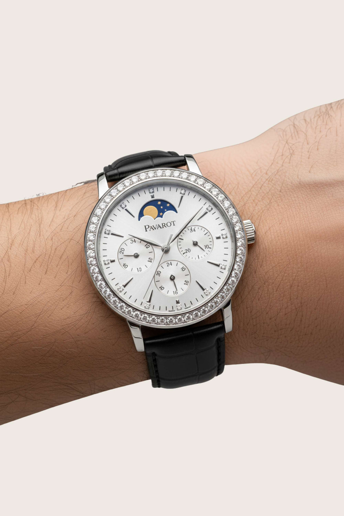 Royal Silver Moonphase Classic Watch