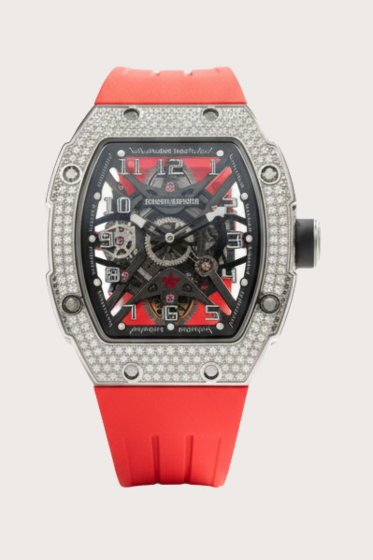Crimson Star Skeleton Diamond Sport Watch (43075147)