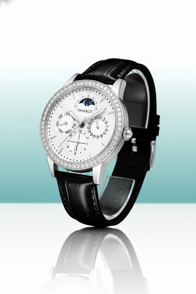 Royal Silver Moonphase Classic Watch