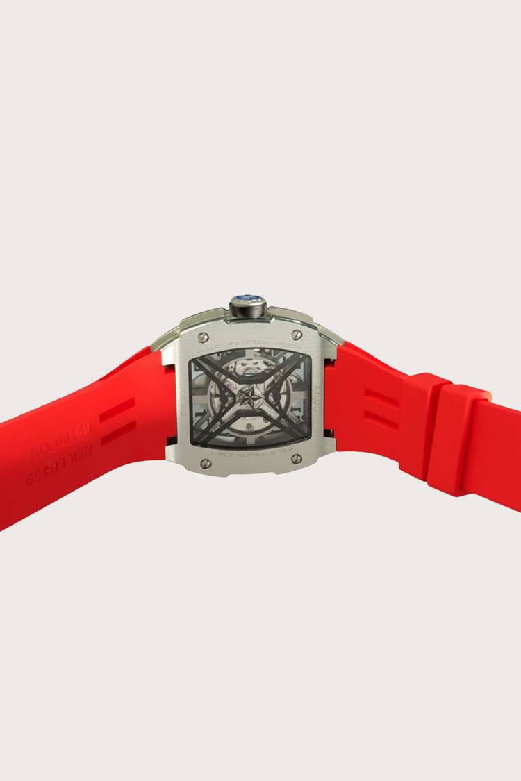 Crimson Star Skeleton Diamond Sport Watch (43075147)