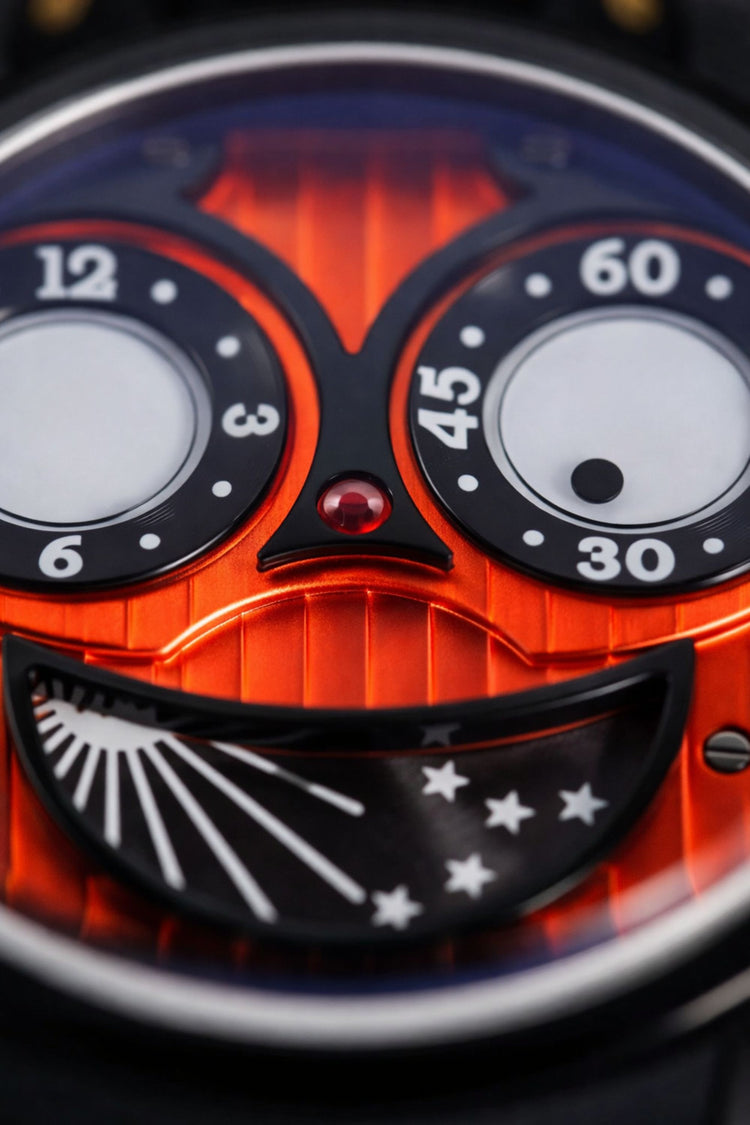 Luna Vision| Orange Red Joyful Dial Edition Watch - (41070757)