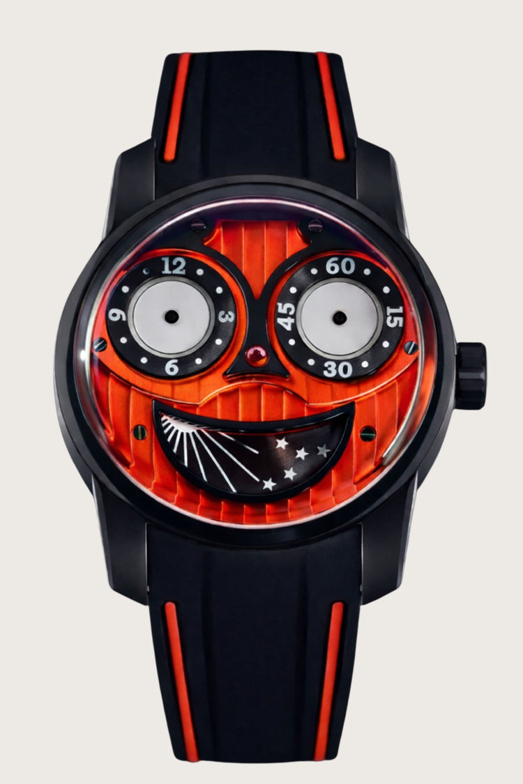 Luna Vision| Orange Red Joyful Dial Edition Watch - (41070757)
