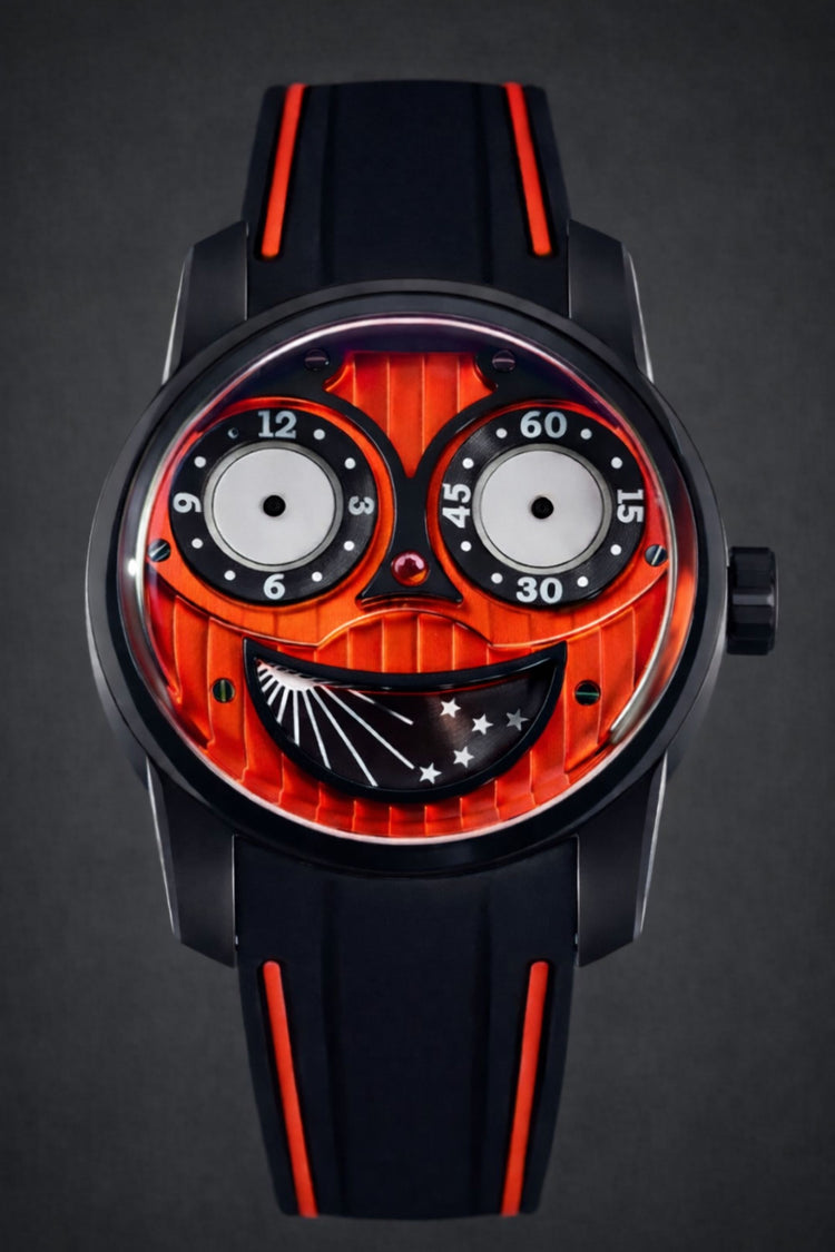 Luna Vision| Orange Red Joyful Dial Edition Watch - (41070757)