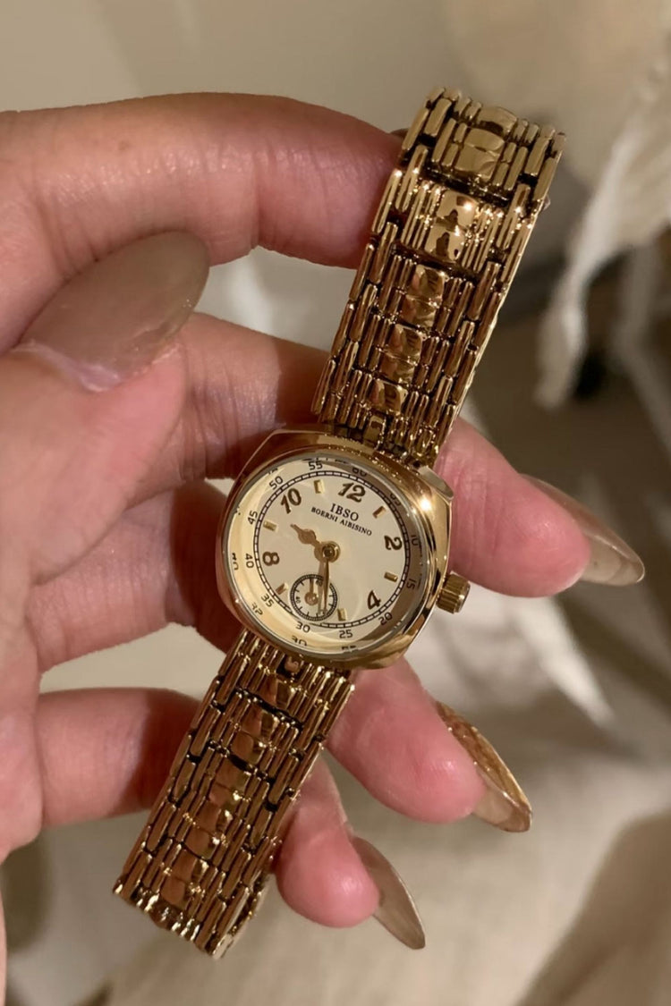 The Regent Aurum | Golden Cream Quartz Watch - (ZIVRORGAUGLDCR0104)