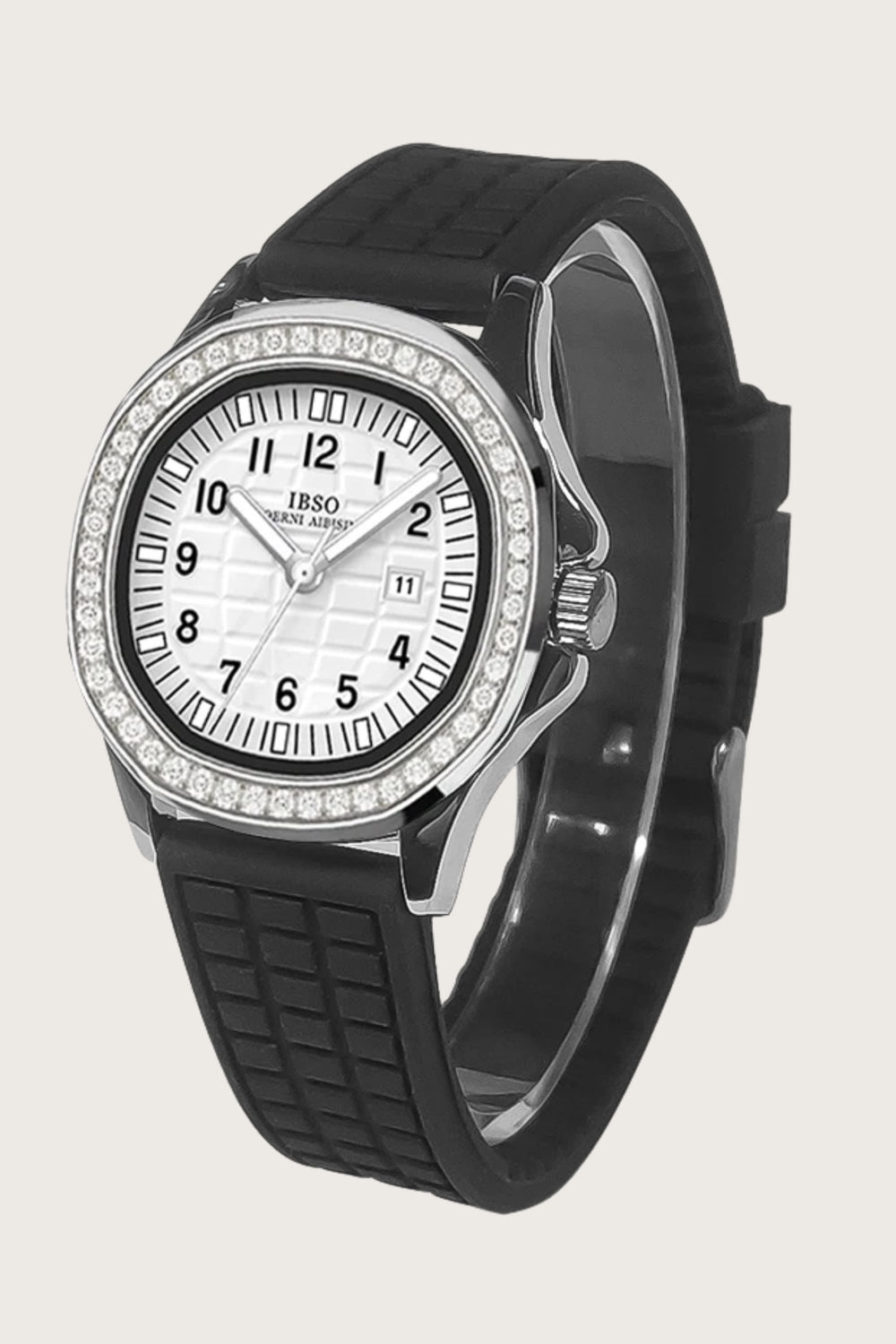 Crystal Orbit | Black Silver Automatic Watch | IBSO Edtion - (ZIVROCSORSLVBLK0064)