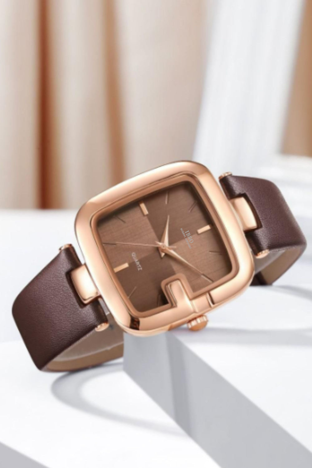 Cavallaro | Rosewood Brown Quartz Watch | IBSO Edition - (45530681)
