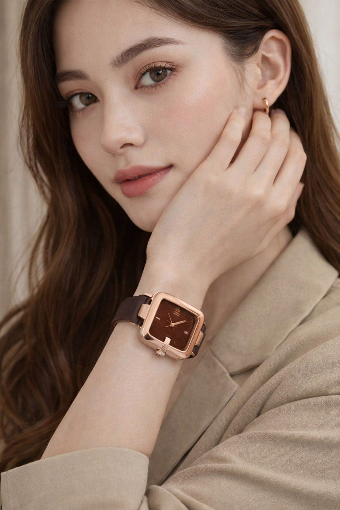 Cavallaro | Rosewood Brown Quartz Watch | IBSO Edition - (45530681)