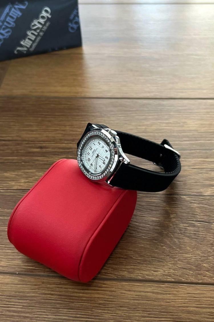 Crystal Orbit | Black Silver Automatic Watch | IBSO Edtion - (ZIVROCSORSLVBLK0064)