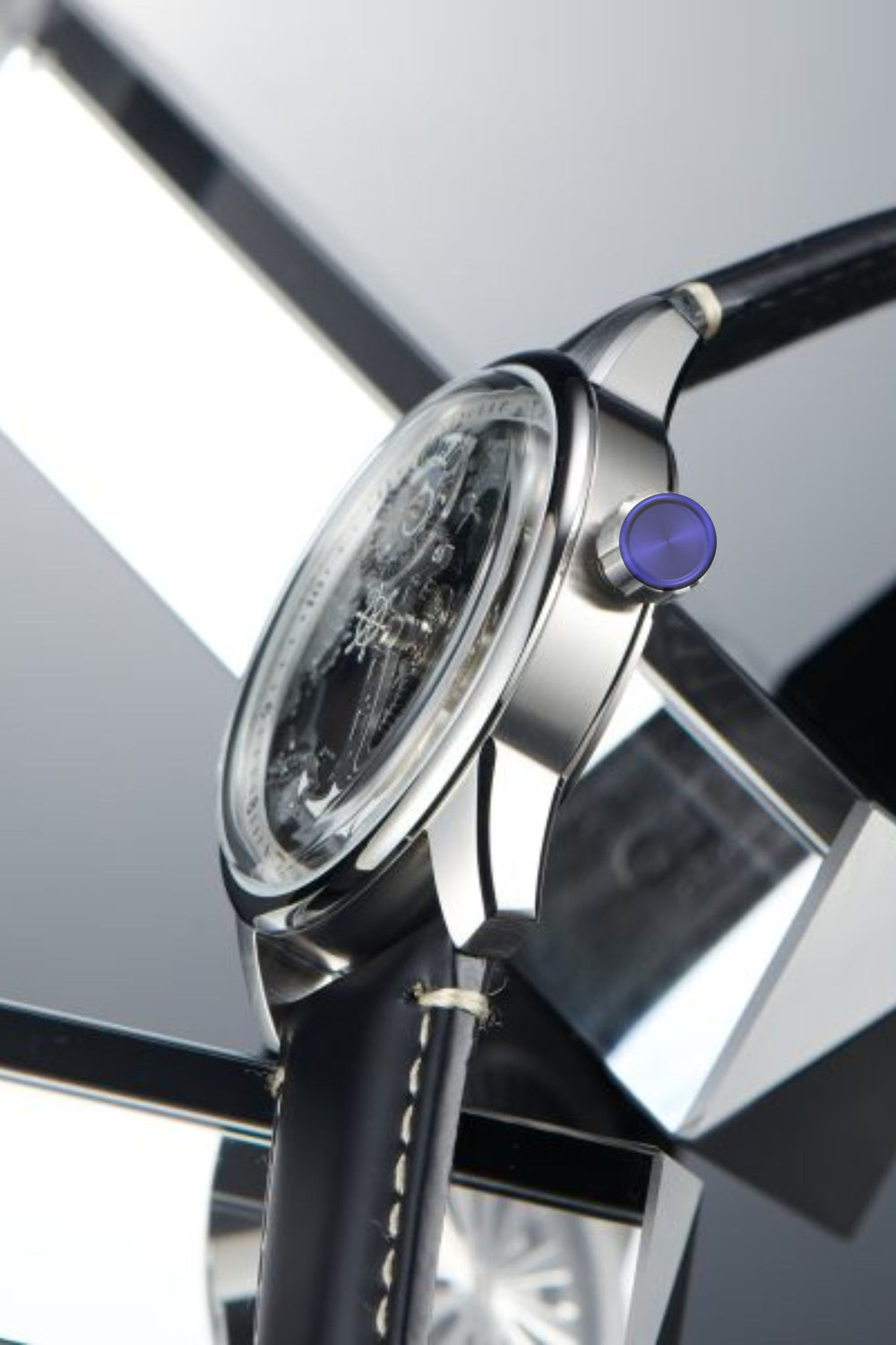 Aurora Nautica | Silver Black Sailing automatic watch - (41018905)