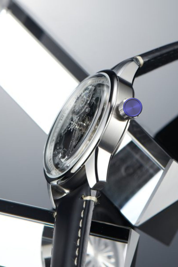 Aurora Nautica | Silver Black Sailing automatic watch - (41018905)