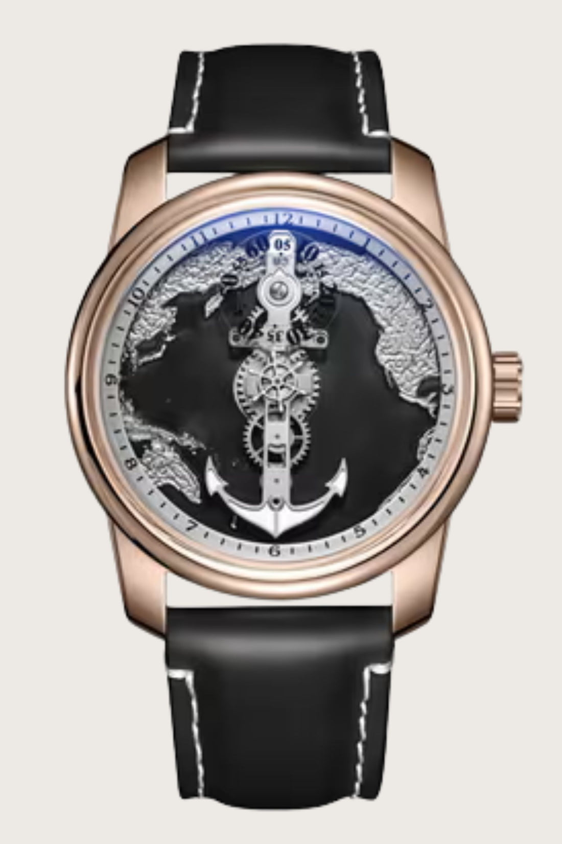 Aurora Nautica | Blue RoseGold Sailing automatic watch (ZIVROARNTBLURSGLD0129)