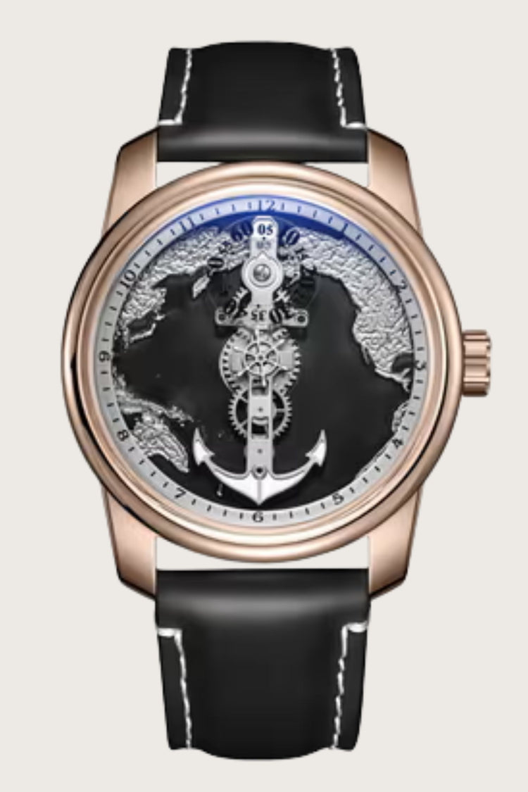 Aurora Nautica | Blue RoseGold Sailing automatic watch (ZIVROARNTBLURSGLD0129)