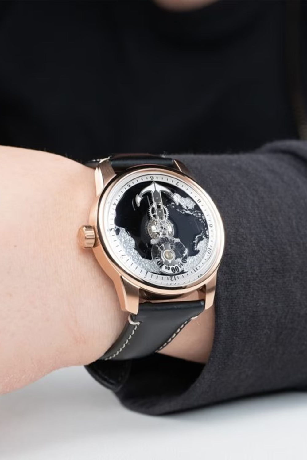 Aurora Nautica | Blue RoseGold Sailing automatic watch (ZIVROARNTBLURSGLD0129)