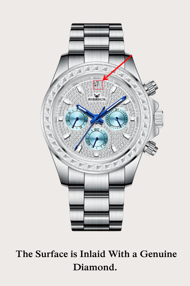 Ice Daytona I Silver Fully Automatic Watch| A Roerdum Edition - (41070734)