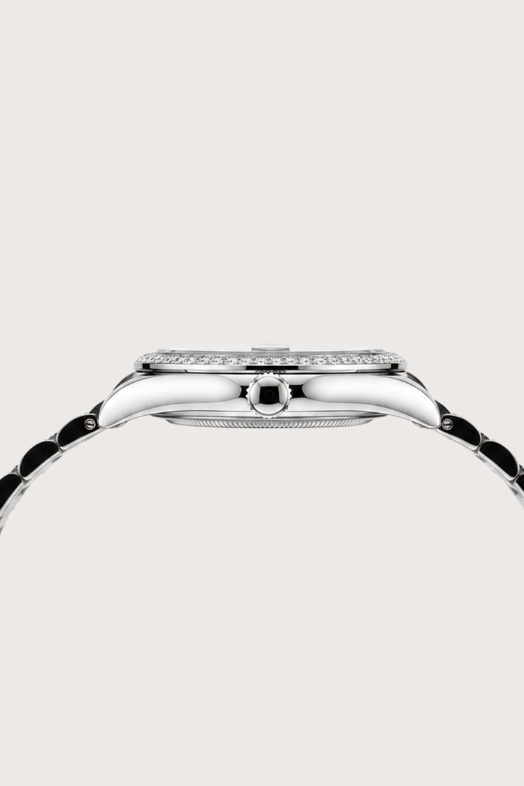 Ice Royale | Ailuo Silver Diamond Automatic Watch