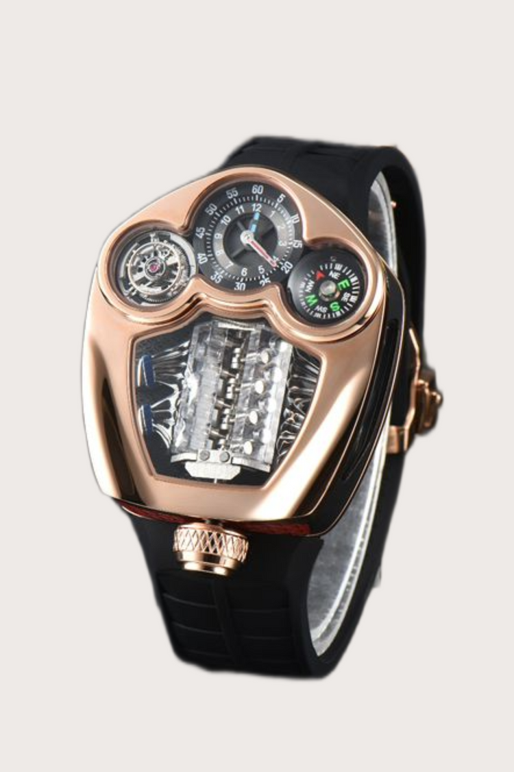 Engine Series Fashionable and Casual with Brown Dial Steel  Men's Watch (41464916)