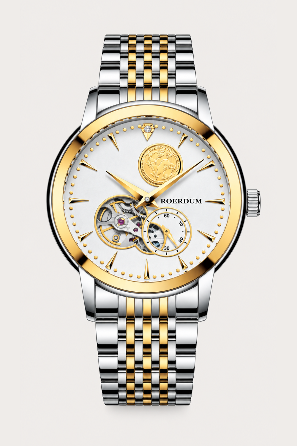 Kirin | Silver Golden Fully Automatic Watch | A Roerdum Edition