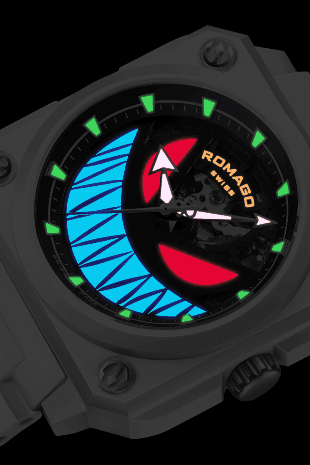 Light Bringer Little Devil Design ROMAGO Edition Automatic Watch