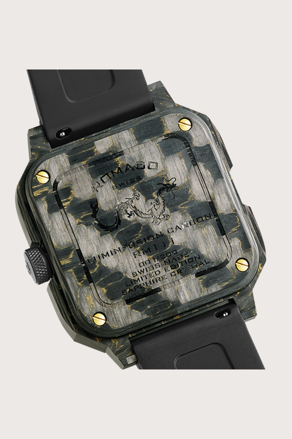 Lumin Fusion Dragon Square ROMAGO Edition Automatic Watch