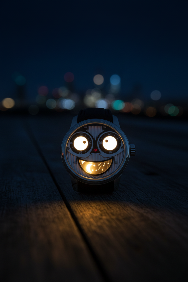 Luna Vision| Silver Joyful Dial Edition Watch