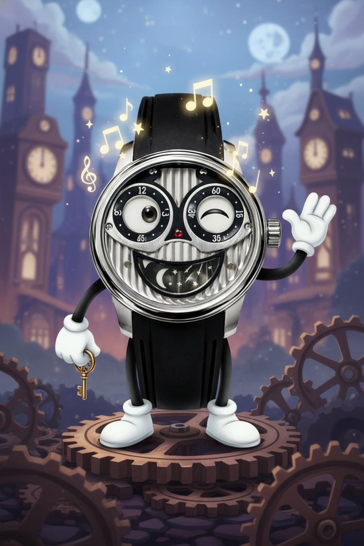 Luna Vision| Silver Joyful Dial Edition Watch