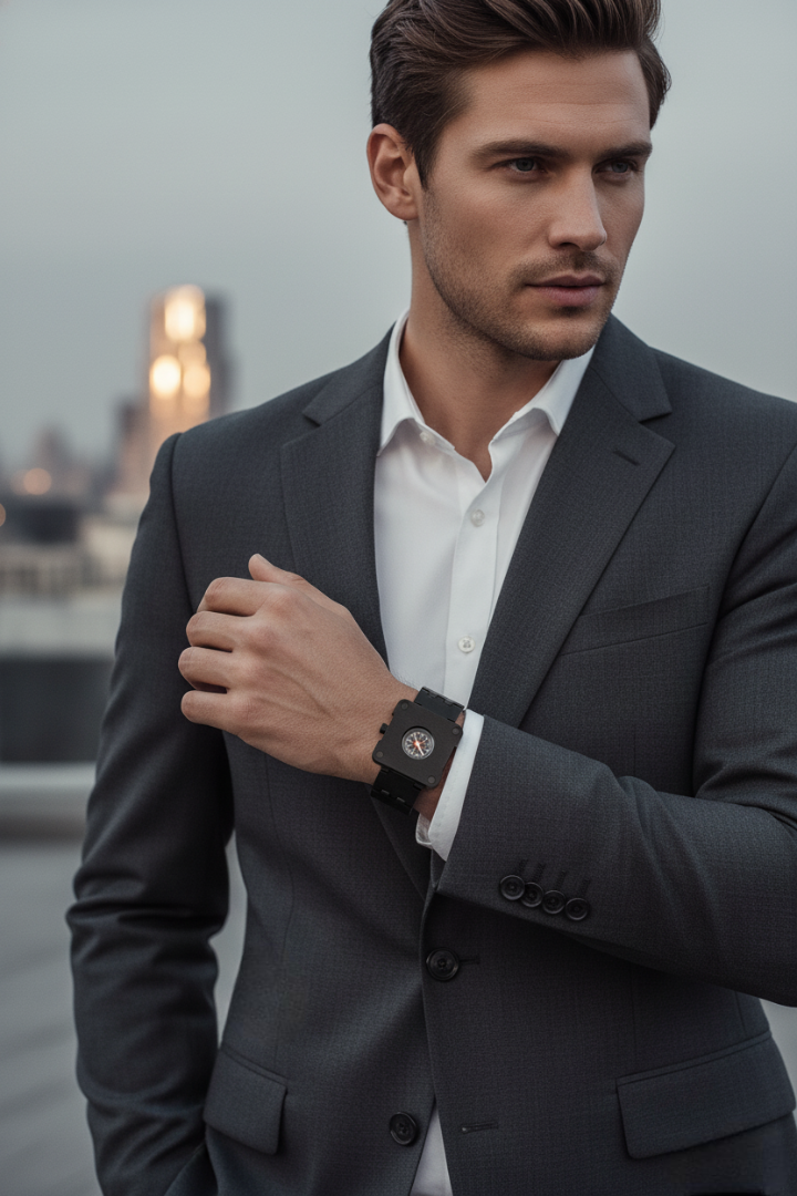 Luxtronic Cube | Black dial Watch - (39936977)