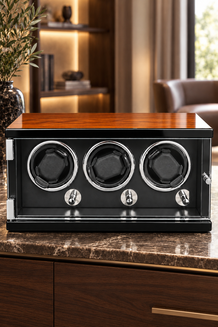 ZIVANCHE Luxury Wooden Watch Winder - 3 Epitopes