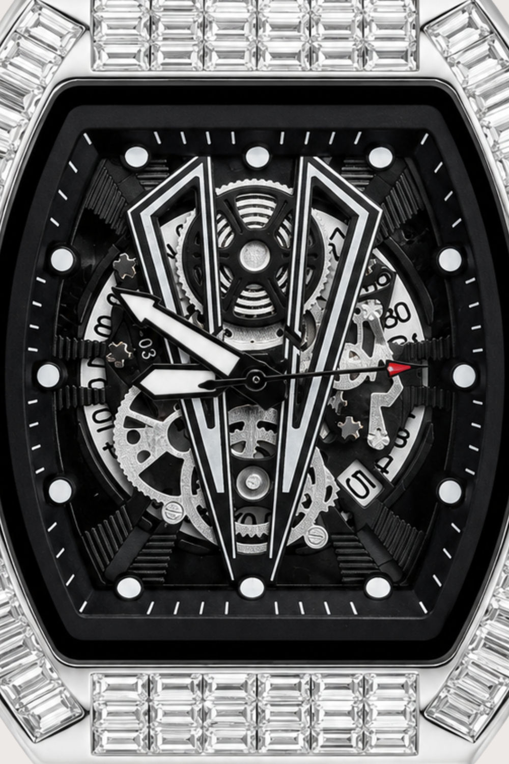 Luxury Diamond Fusion Black Elegance Sport Watch (45530687)