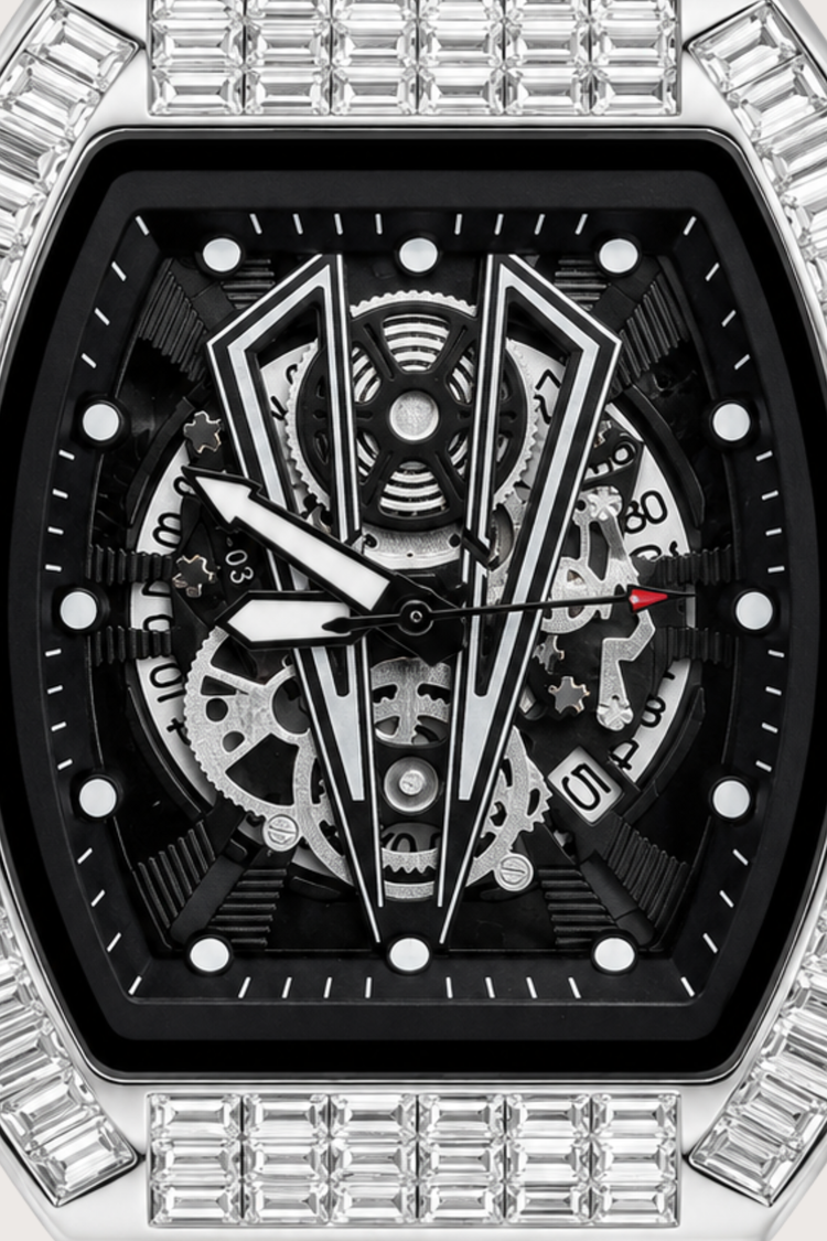 Luxury Diamond Fusion Black Elegance Sport Watch (45530687)