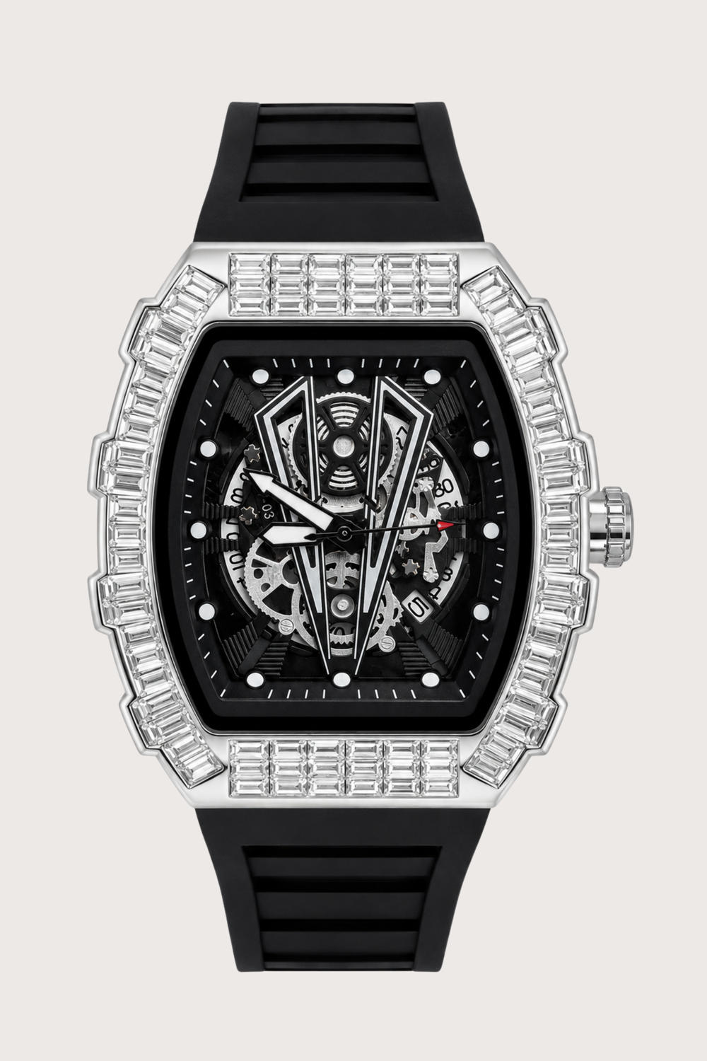 Luxury Diamond Fusion Black Elegance Sport Watch (45530687)