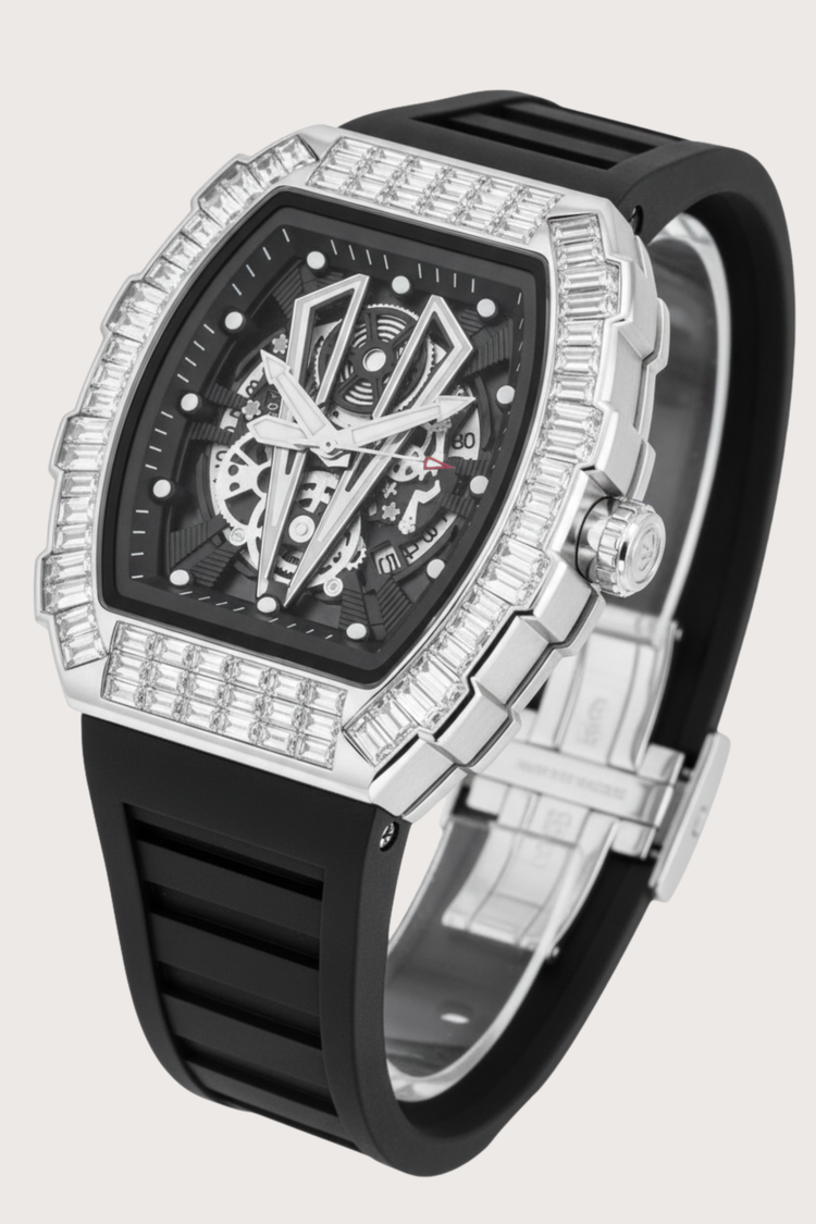 Luxury Diamond Fusion Black Elegance Sport Watch (45530687)