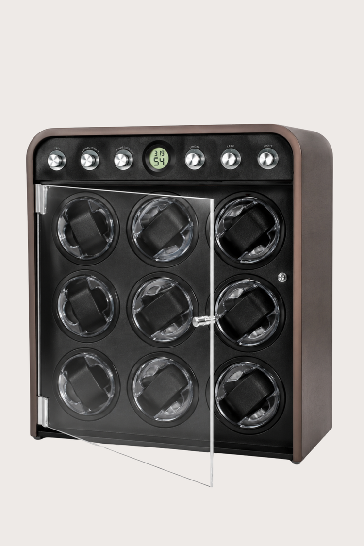 Zivanché Chrono Vault 9 – Luxury Automatic Watch Winder Cabinet