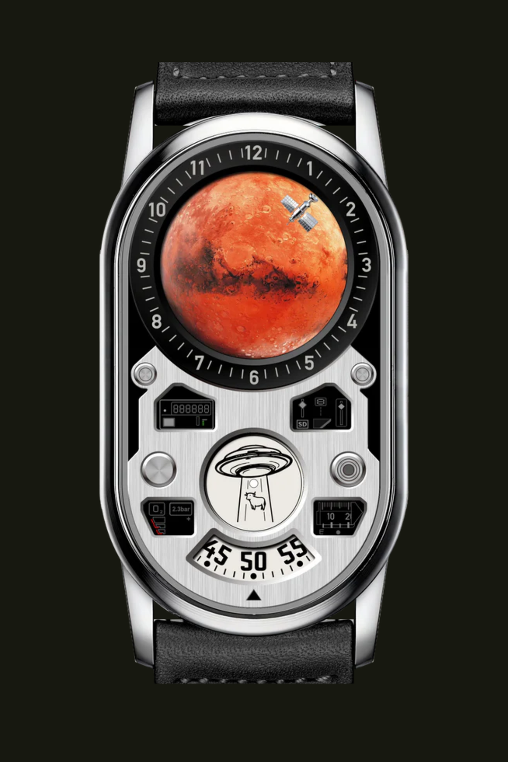 Luxury Mars Orbit UFO Beam Dashboard Limited Edition Watch (45530666)