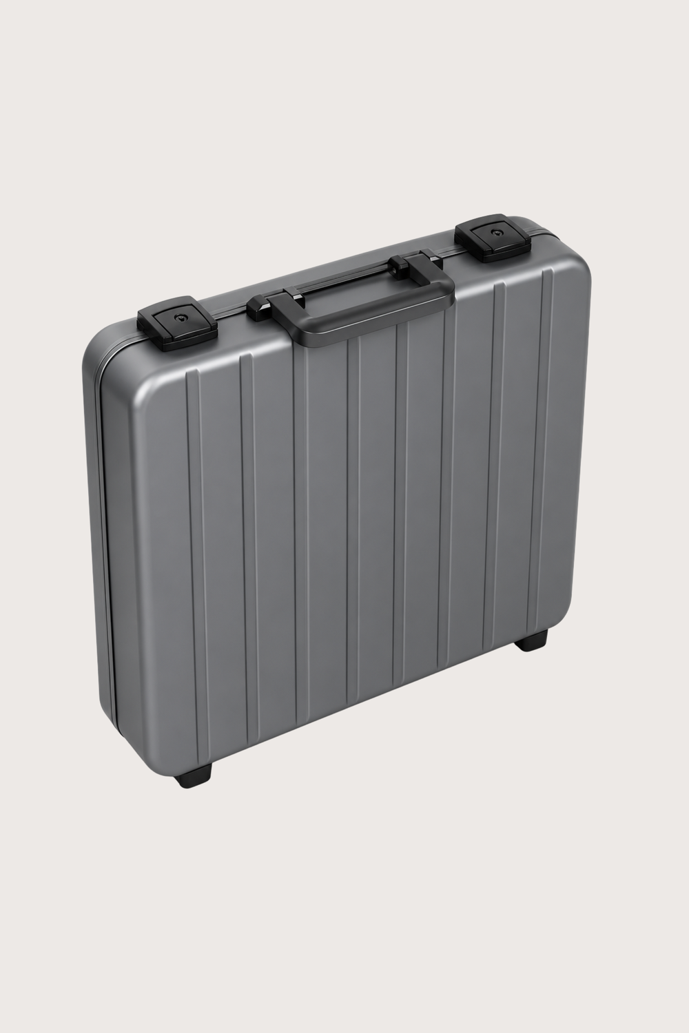 Luxury Metallic Silver Gray Watch Case – Premium - 24 PCS WATCH CASE