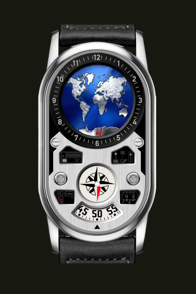 Luxury Moon Orbit Navigation Dashboard Limited Edition Watch