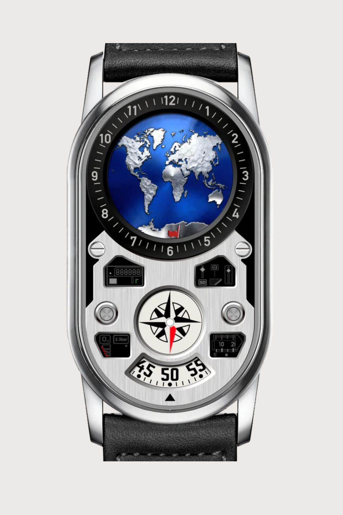 Luxury Moon Orbit Navigation Dashboard Limited Edition Watch
