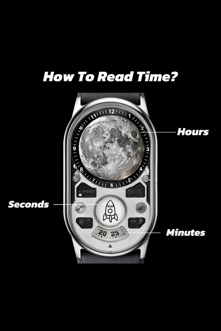 Luxury Moon Rocket Beam Astronaut Dashboard Limited Edition Watch