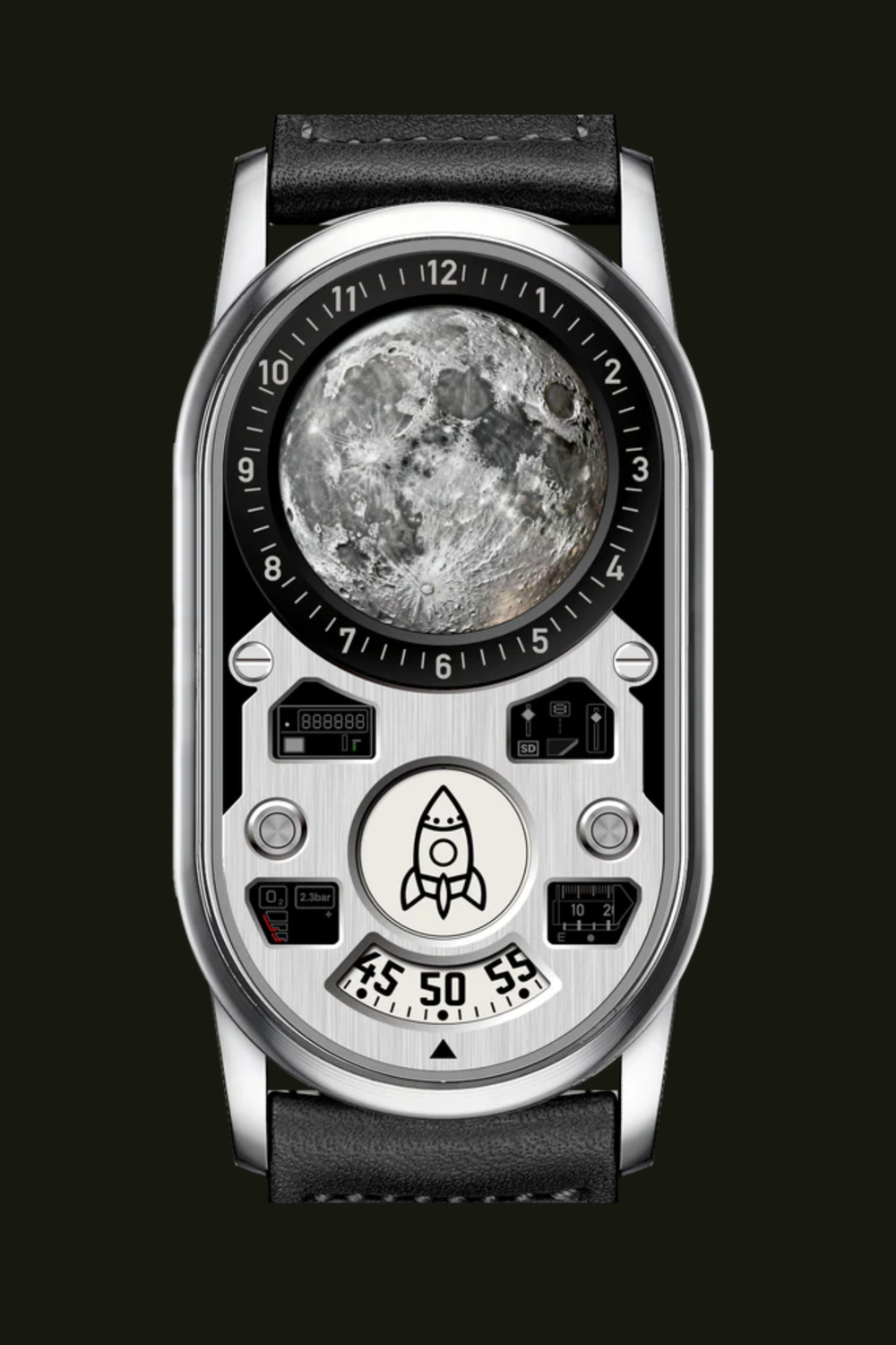 Luxury Moon Rocket Beam Astronaut Dashboard Limited Edition Watch