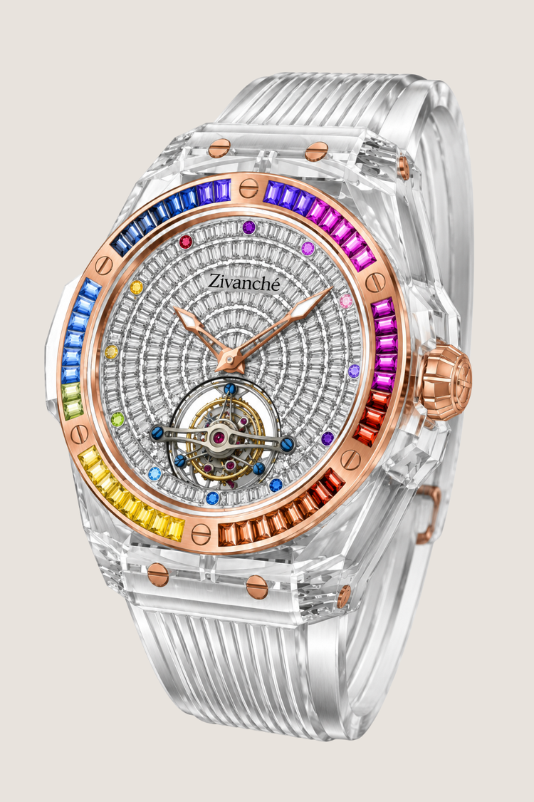 Luxury Sapphire Tourbillon Mechanical Edition Watch