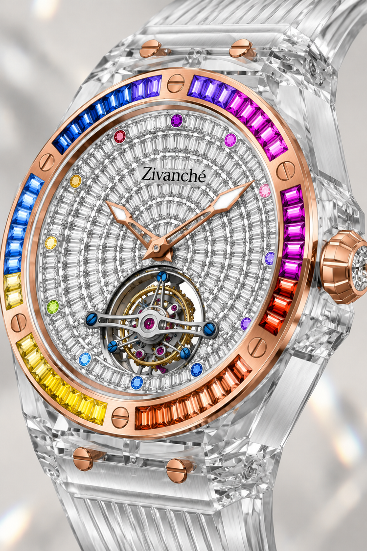 Luxury Sapphire Tourbillon Mechanical Edition Watch