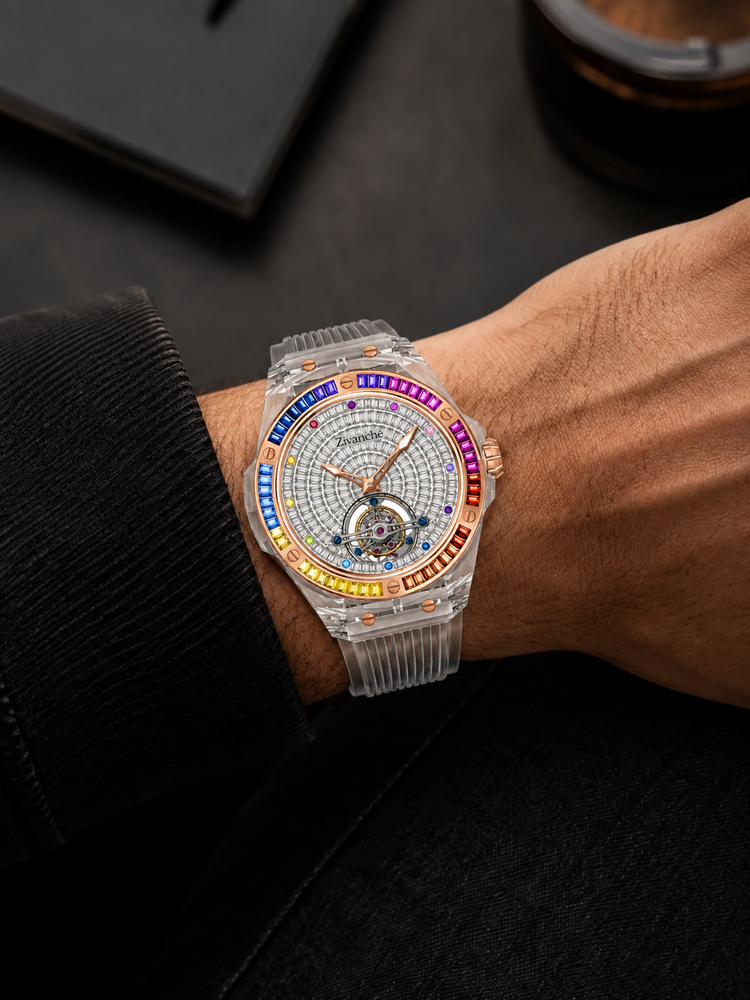 Luxury Sapphire Tourbillon Mechanical Edition Watch